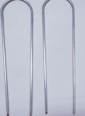 防草布u型地钉园艺地钉地膜钉绿色草坪地钉N三维网固定器钢丝地钉