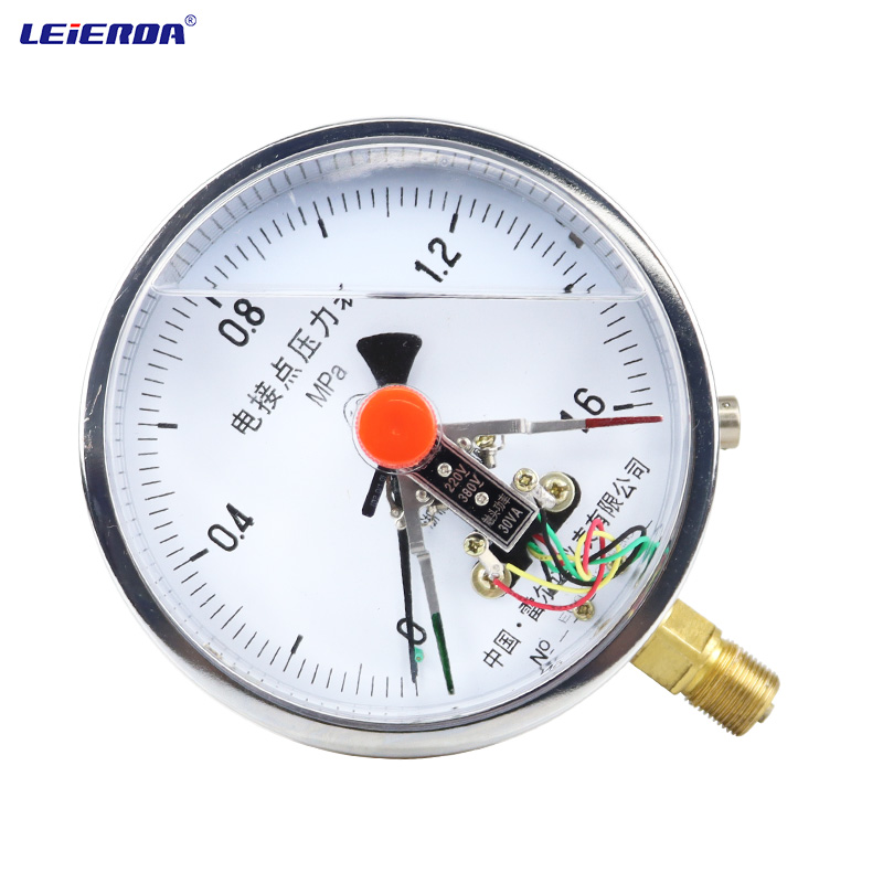 雷尔达 耐震电接点压力表抗震 YNXC150气压油压水压 压力控制器