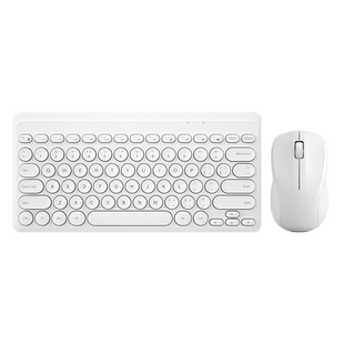 BOW航世笔记本电脑外接无线键鼠套装无声静音鼠标键盘小型USB便携