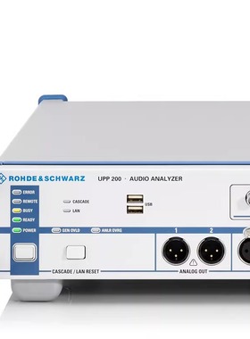 R&S罗德与施瓦茨UPP400 UPP800 UPZ 音频分析仪音频开关租售 回收