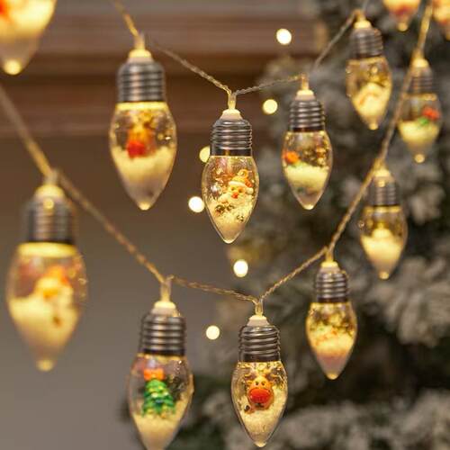 LED Christmas decoration ball bubble lamp prop light string