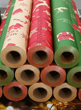 Christmas wrapping paper long roll large size 10 meters 5