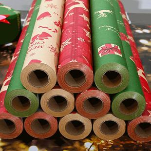 Christmas wrapping paper long roll large size 10 meters 5