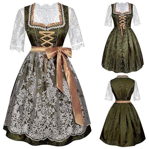 Beer Festival costume Halloween dress万圣节连衣裙