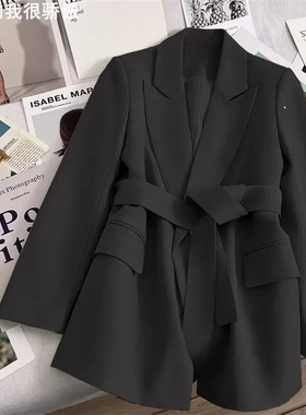 Black Blazer for Women 黑色西装外套女西服女