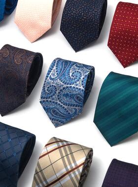 Men's formal tie正装男士领带欧美时尚热卖8CM领带休闲商务