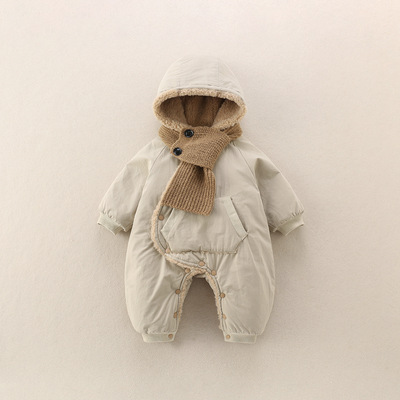 Baby'swinterthickenedone-piece