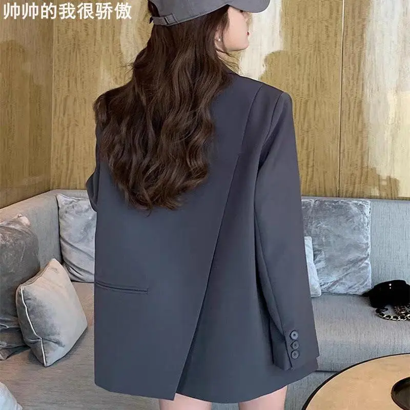 GrayBlazerforWomen灰色西装外套