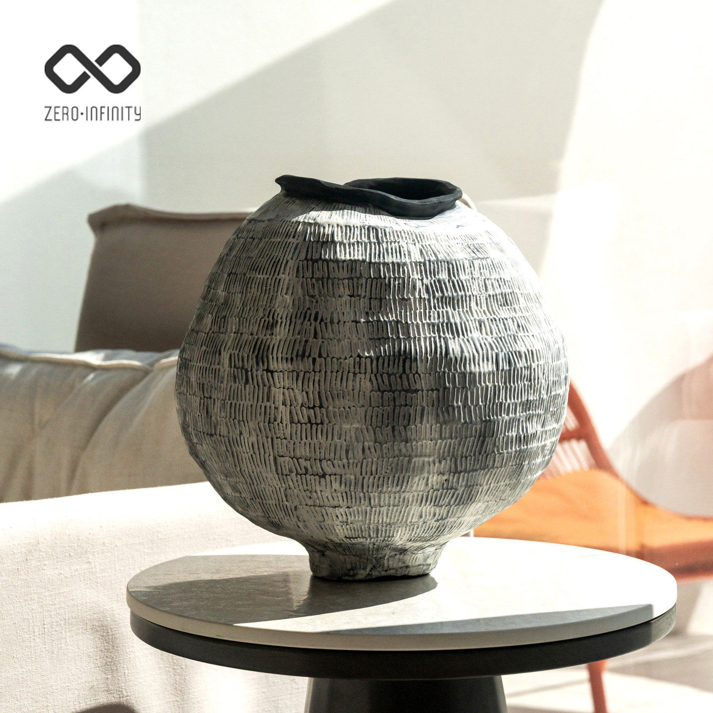 中古风手作大花瓶客厅餐厅摆件