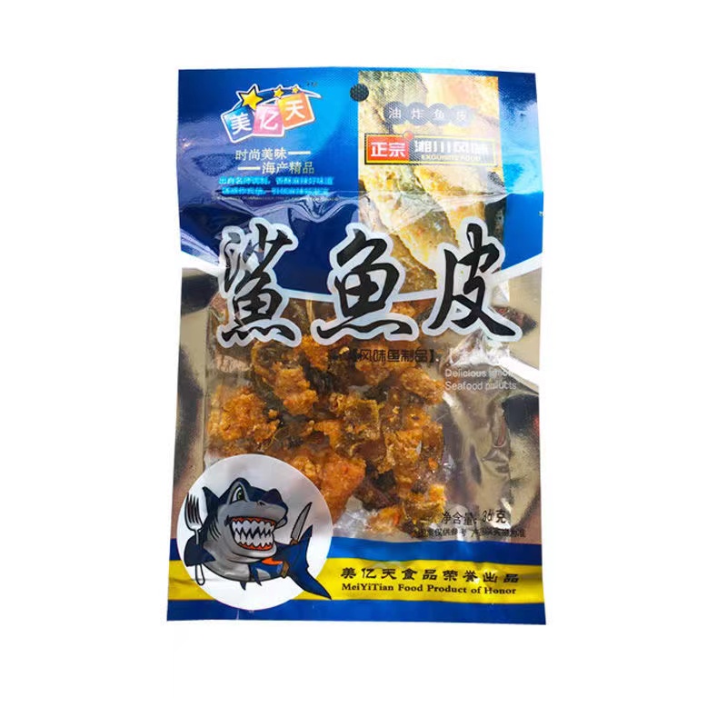 素食鲨鱼皮风味鱼好吃8090回忆小吃油炸鱼皮大豆制品儿时校园零食