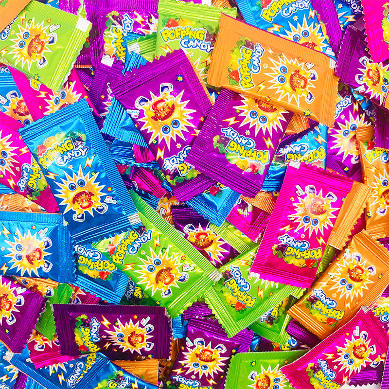 跳跳糖爆炸糖童年怀旧小零食搞怪劲跳酷爽网红趣味水果糖果小包装