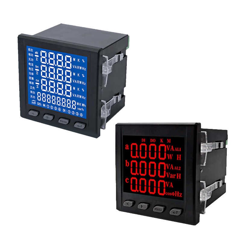 新款计时仪PM810率变器数显电流表仪表电量变器三相多功能电力单