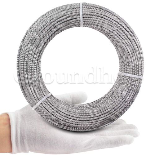 新品304 Stainless Steel Wire Rope 50M/100M Soft Fishing Lift