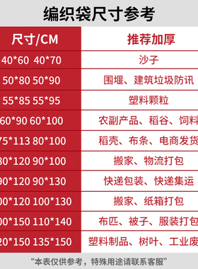 编织袋麻袋装修建筑垃圾清运口袋搬家打包装尼龙大号蛇皮袋子