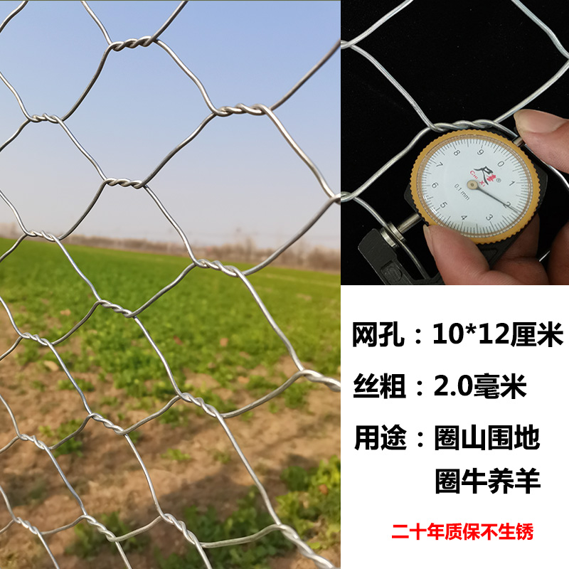 镀锌铁丝网拧花网养殖围栏圈牛羊猪防护网钢丝网隔离网婚庆装饰网