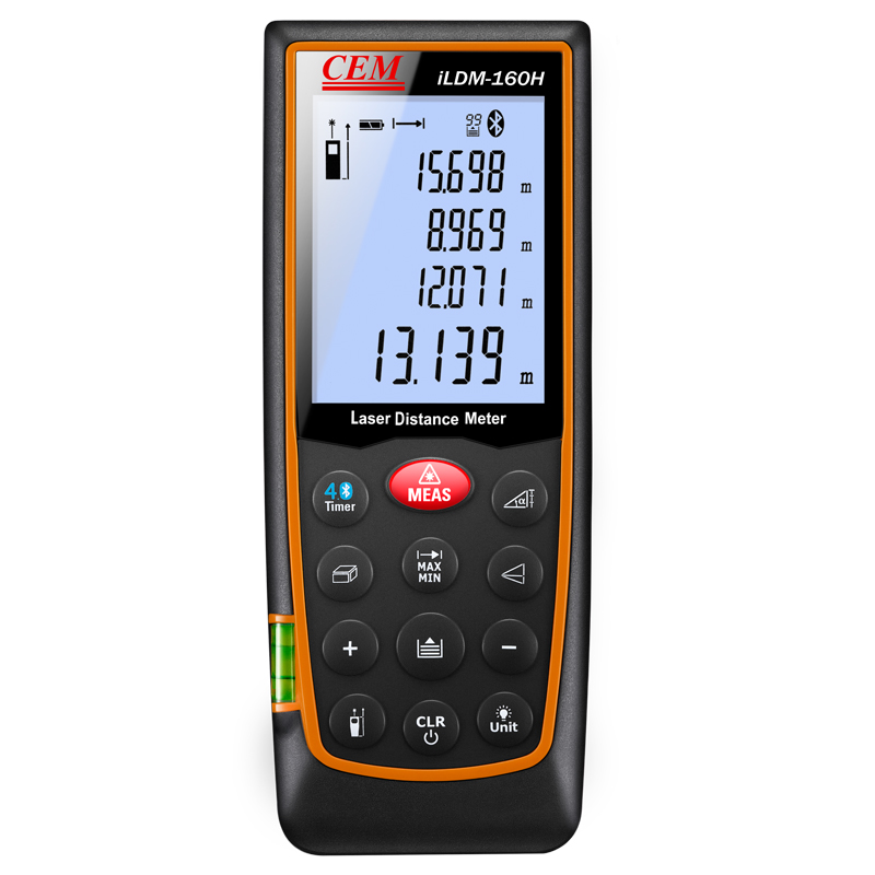 CEM华盛昌激光测距仪高精度100米手持式电子尺测距仪iLDM-100H