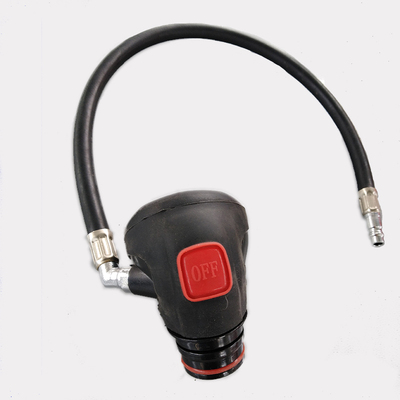 供气式透明全面罩供风式阀管正压式空气氧气呼吸器配件防毒雾面具