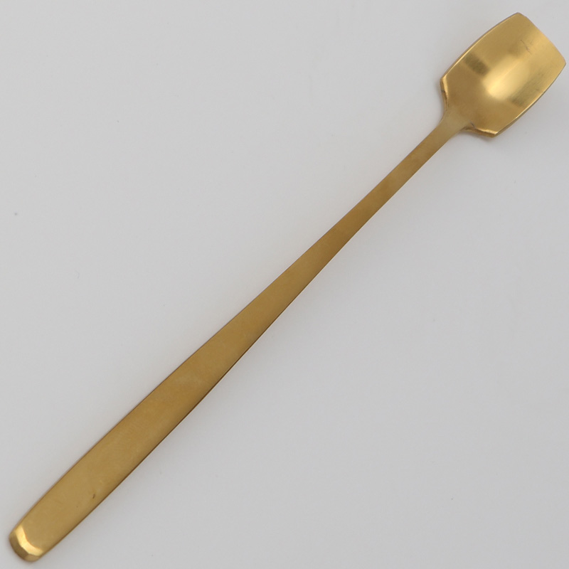 荷适先森 搅拌棒勺子 家用不锈钢304 长柄小勺子创意可爱奶茶咖啡