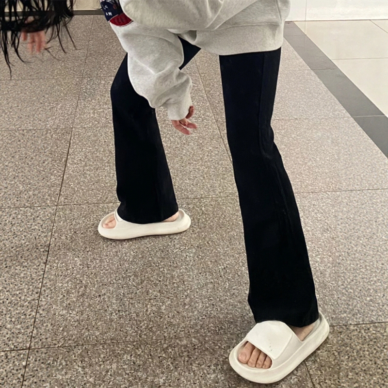 黑色微喇叭牛仔裤女2025年秋季新款爆款高腰显瘦大码弹力马蹄裤子