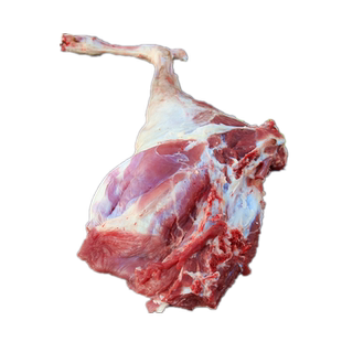 新鲜羊肉无皮羊后腿 6斤不带皮带骨羊腿放养山羊肉另有羊前腿羊排