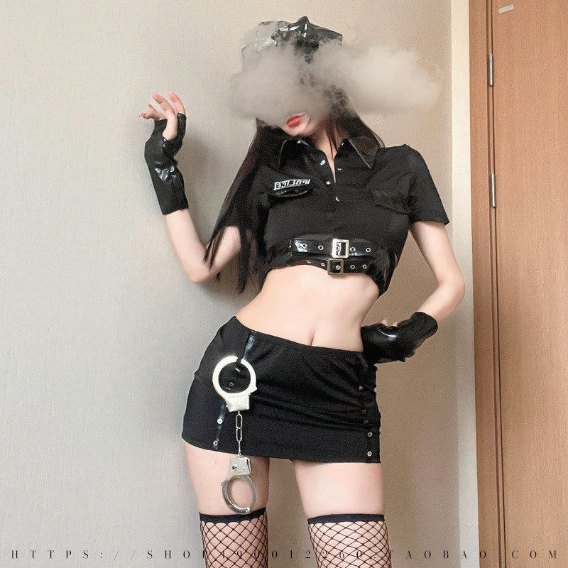性感夜店酒吧cos女警空姐制服套装角色扮演直播主播舞台演出服饰