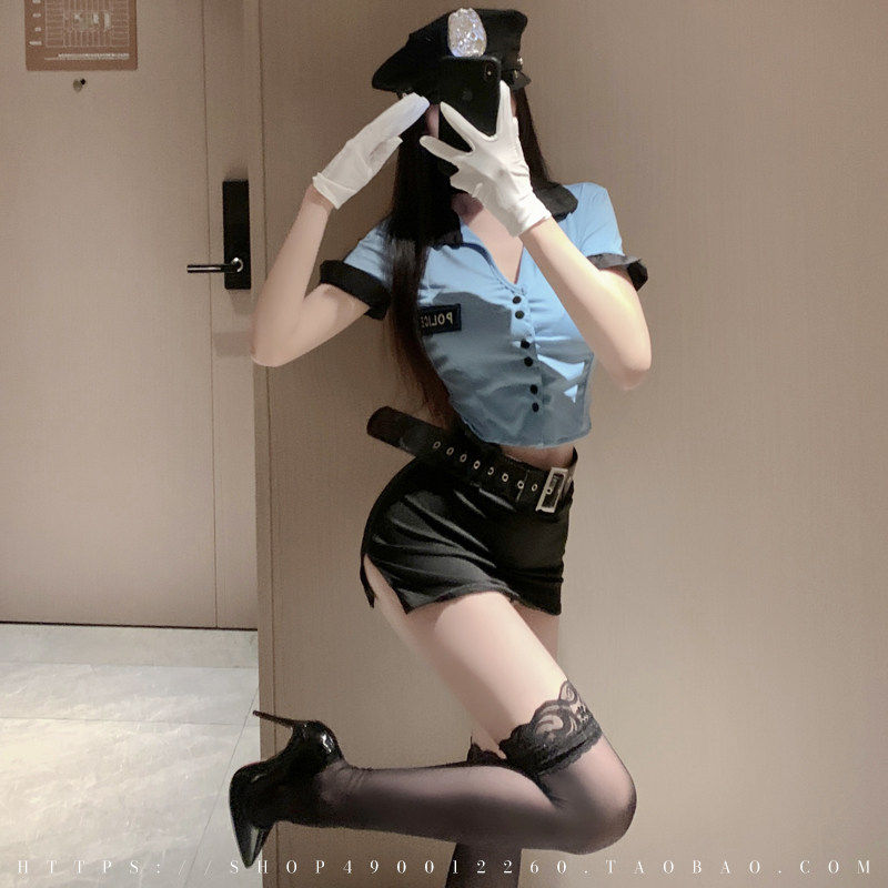 性感甜酷辣妹女警空姐制服cospaly角色扮演夜店酒吧舞台演出服饰
