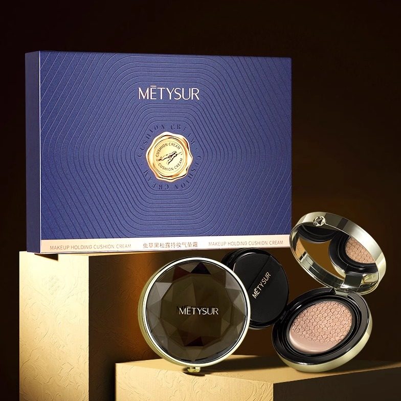 Metysur美媞秀蓝金大师高端系列虫草黑松露持妆气垫霜提亮肤色女,彩妆/香水/美妆工具,气垫,淘宝优惠券,粉丝福利购,淘宝优惠卷