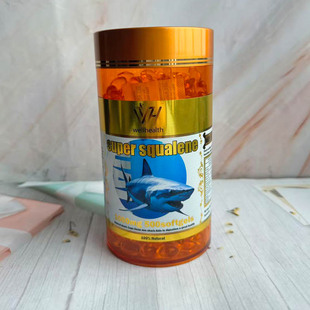 澳门代购澳洲wellhealth角鲨烯软胶囊500粒澳大利亚进口鲛鲨烯