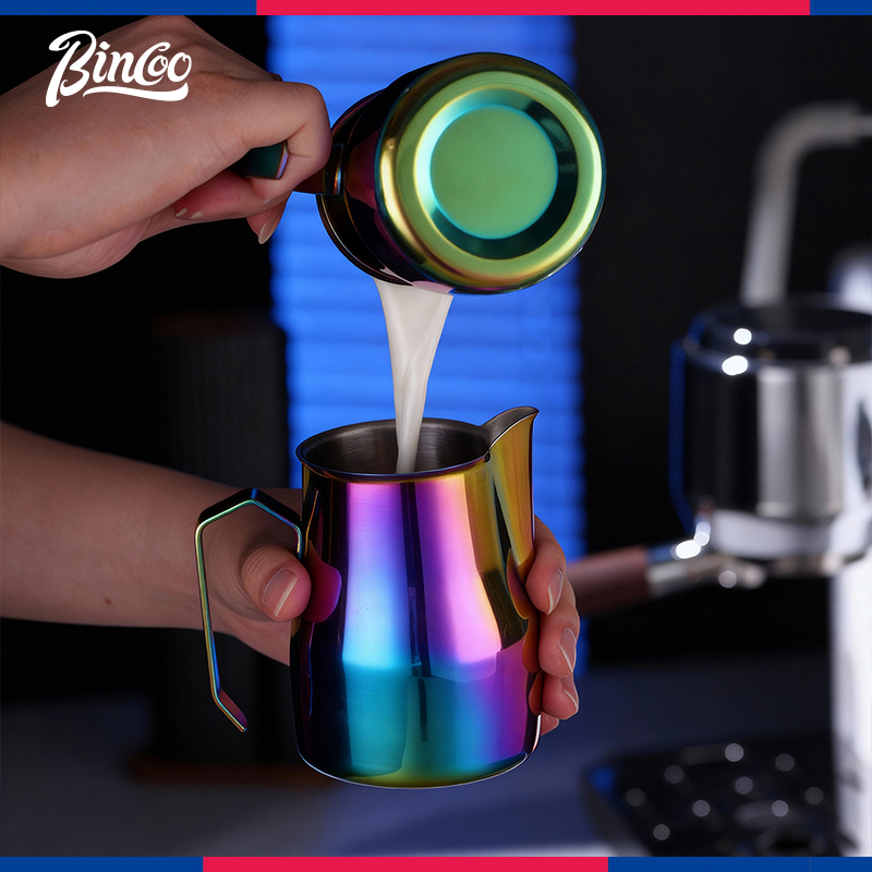打奶缸不锈钢奶泡杯咖啡拉花杯
