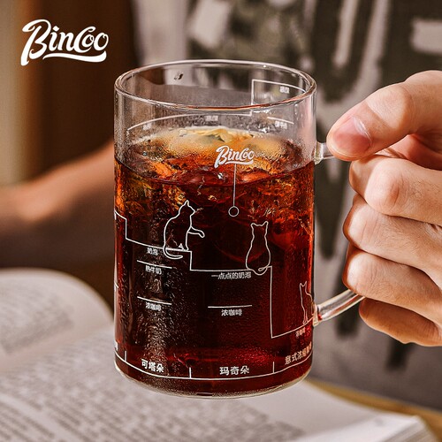 Bincoo猫咪刻度咖啡杯耐高温