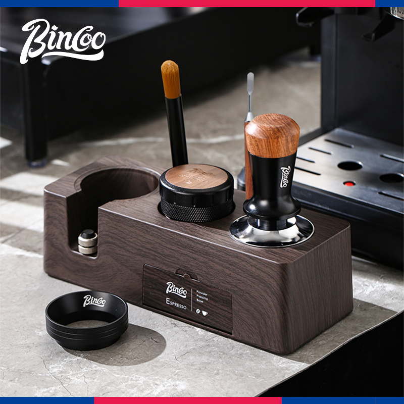 Bincoo咖啡压粉底座布粉器套装