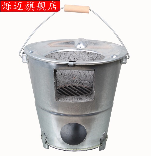 新品新 铁锅炖灶台 户外灶台家用烧火灶炉用柴火用野铁家锅台柴火