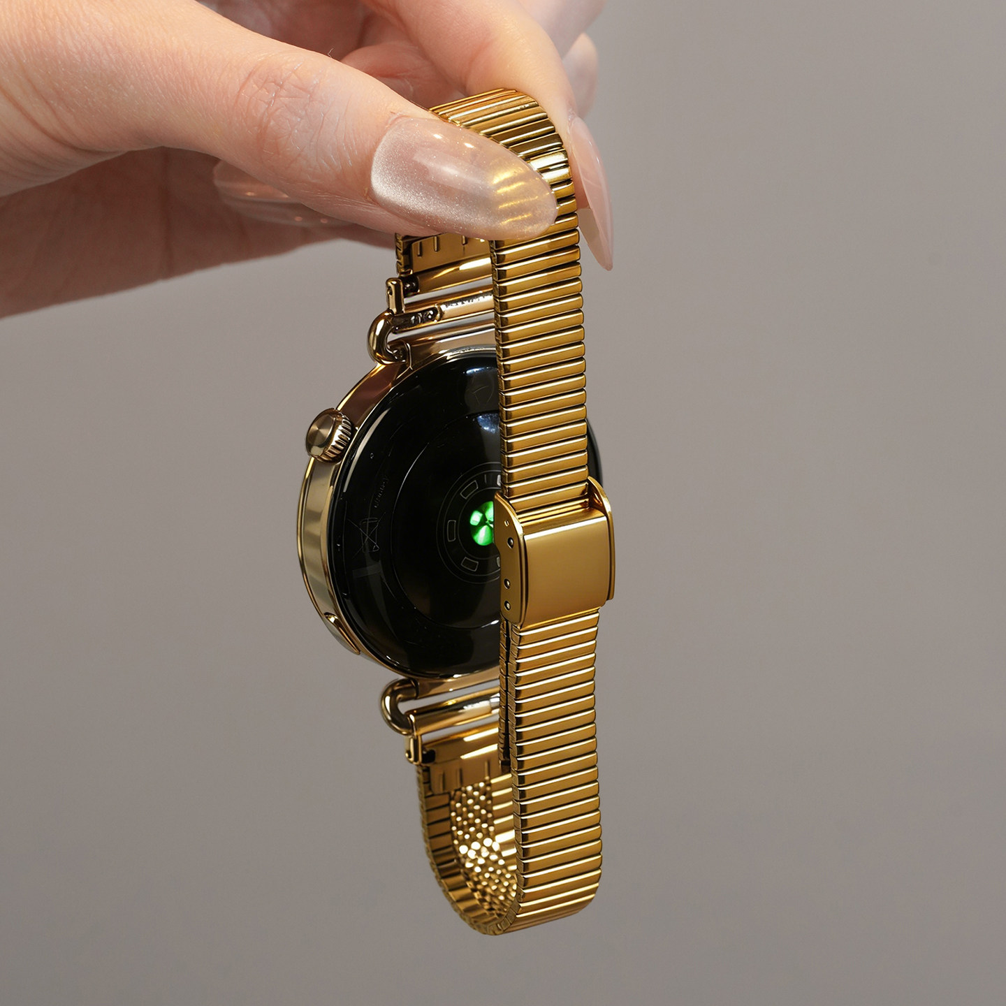 适用华为gt6女款竹节表带watchgt5女生修生金属卡扣gt4智能腕表watch5新款女士手链细腰高级gt5pro 42配件