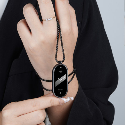 适用小米手环10/9/8项链绳吊坠配件运动智能7/6/5表带挂绳4/3连接器快拆挂件可爱夏天女生通用创意