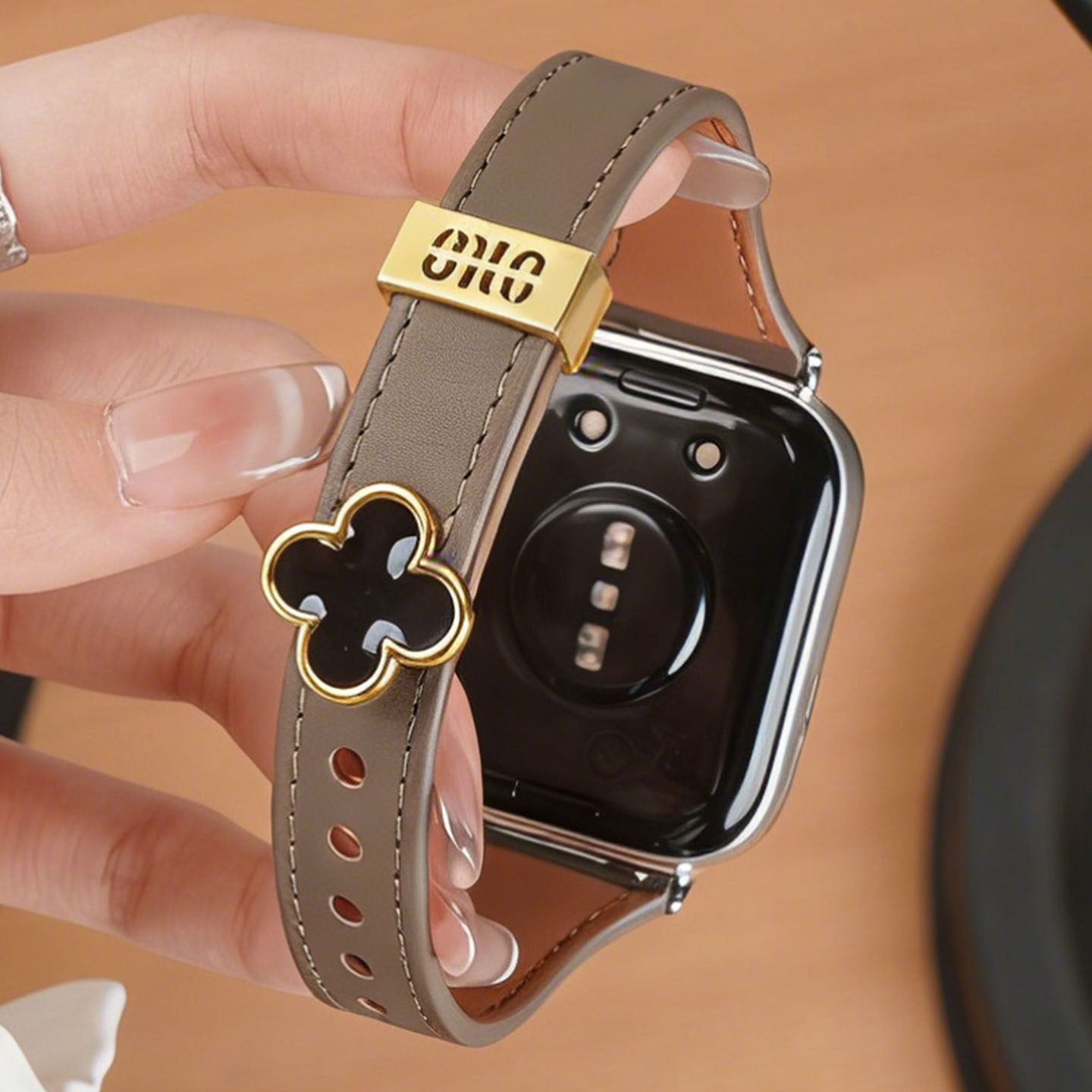 适用VIVO GT2手表表带vivogt2智能手环vivowatch gt2幸运四叶草真皮watch5大牌扣watch3男女款秋冬46高级链,智能设备,智能手表手环表带/腕带,淘宝优惠券,粉丝福利购,淘宝优惠卷