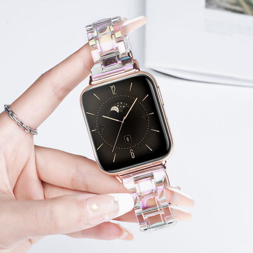 适用oppowatch3/pro镭射表带