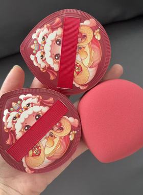 加厚水滴形大红色棉花糖粉扑BB霜气垫粉底液海绵粉扑干湿两用