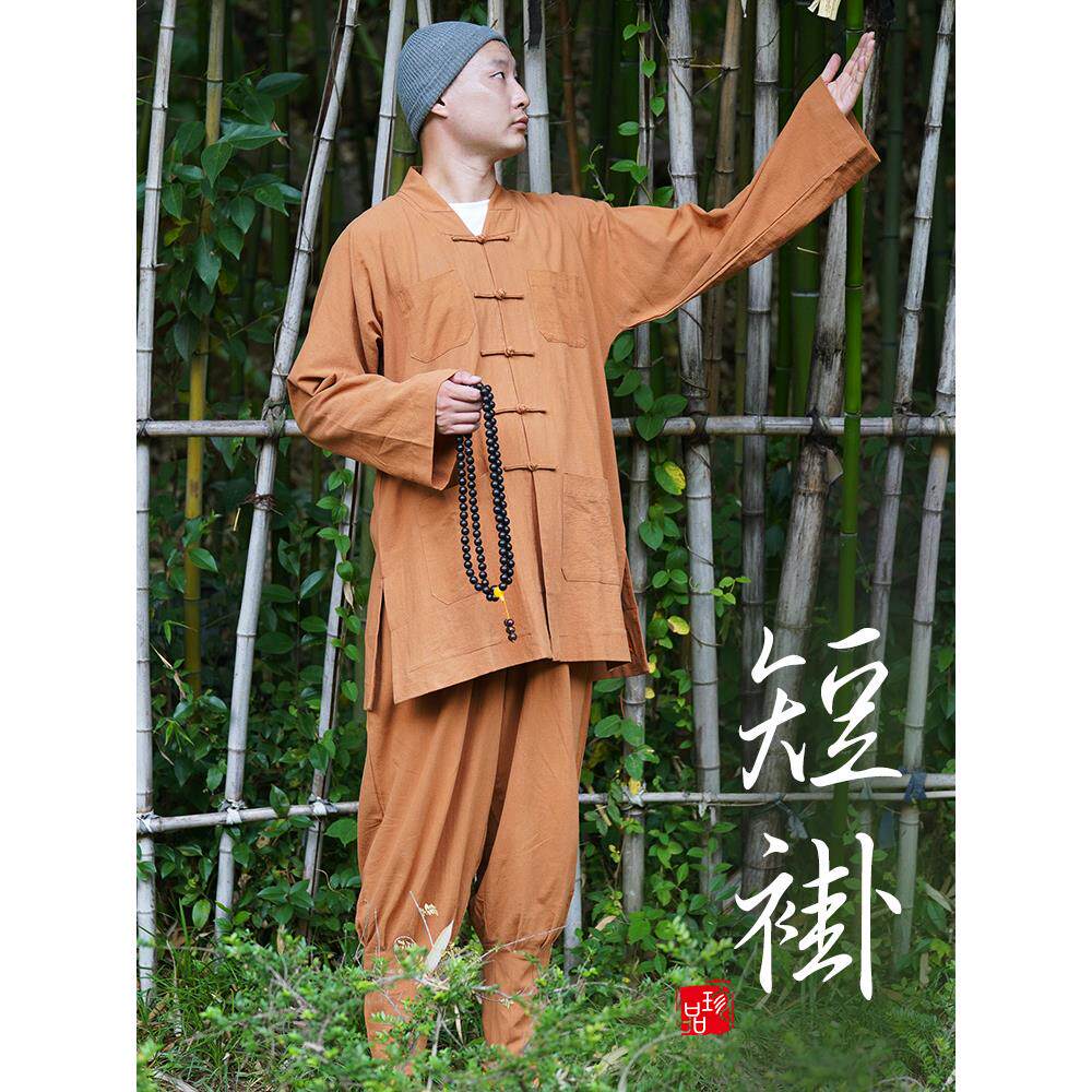 特价劲松巷外僧服短褂男小褂出家人和尚僧人僧侣僧衣春季女比丘尼