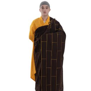新款意尘僧服佛衣金边袈裟唐僧法衣天丝祖衣海清庄严衣钩法师主持