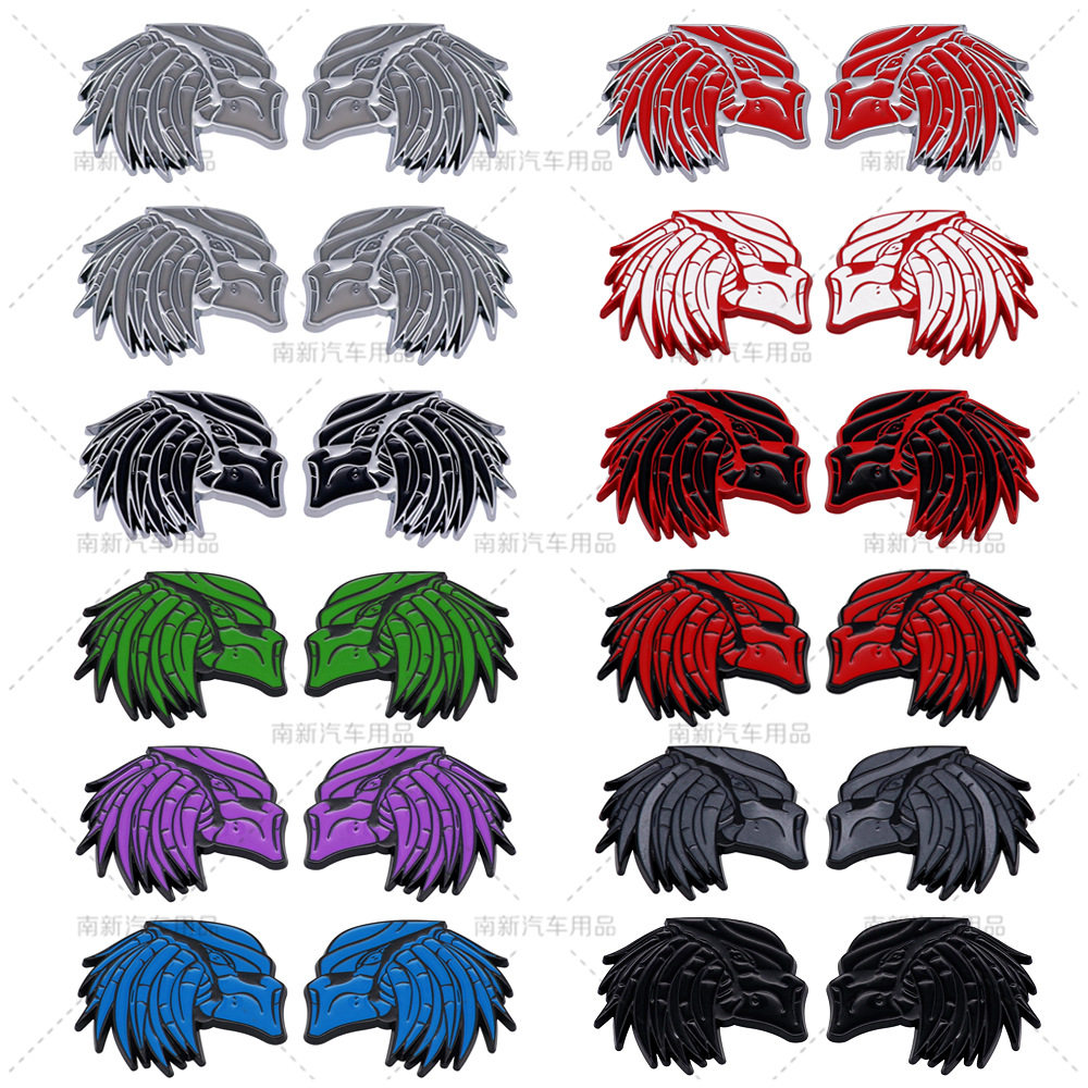 改装标车标吉普金属车身贴