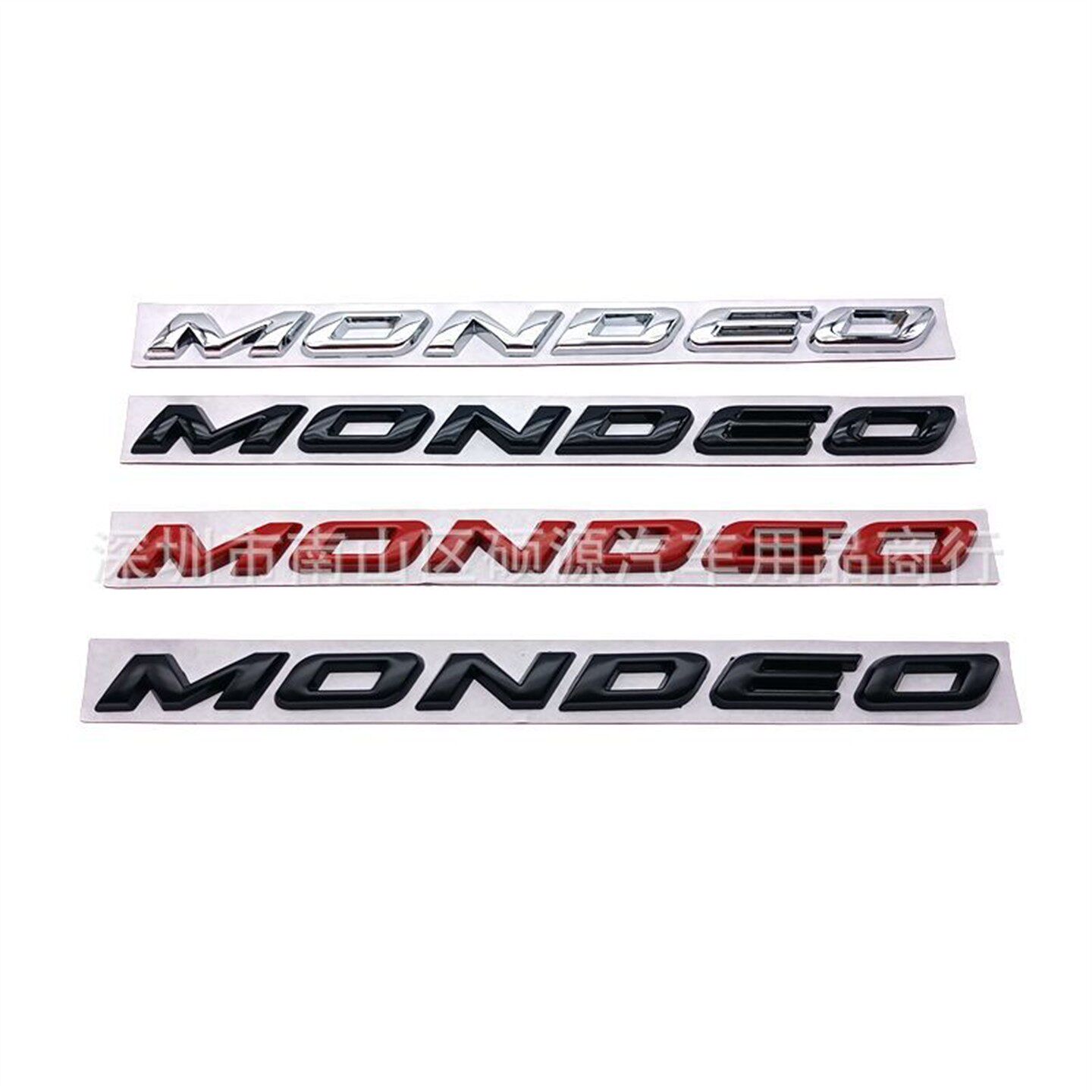 适用于福特蒙迪欧MONDEO后标 改装黑武士车标贴金属立体后尾标