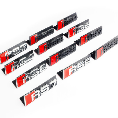 改装车标奥迪金属车身贴