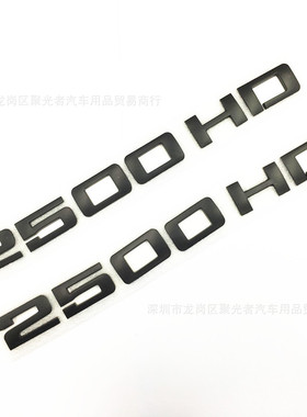 适用于雪佛兰 GMC 2500HD车标 ABS皮卡贴标 silverado车门贴标