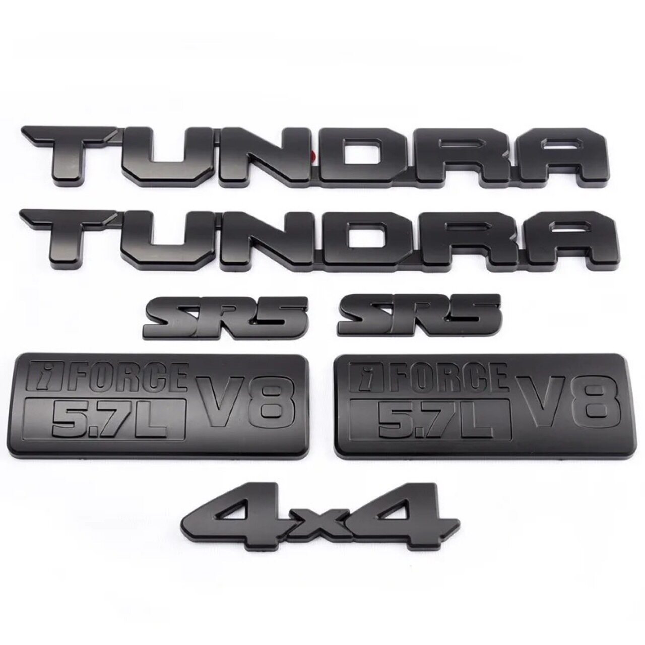 适用于丰田TUNDRA覆盖车标坦途皮卡4X4 SR5 1794 V8尾标车门侧标