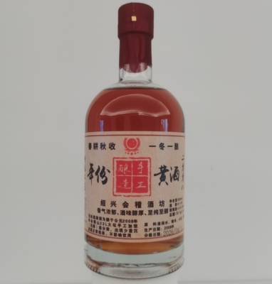 2008年会稽山手工原酒坛装23L手工加饭（花雕）酒分装500ml