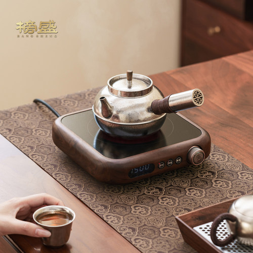 榜盛纯钛侧把跳跳壶围炉煮茶