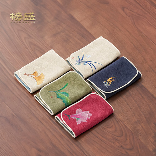 榜盛茶巾吸水加厚毛巾禅意