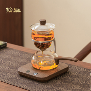 智能保温自动泡茶壶玻璃茶壶家用办公室懒人泡茶机器功夫茶具套装