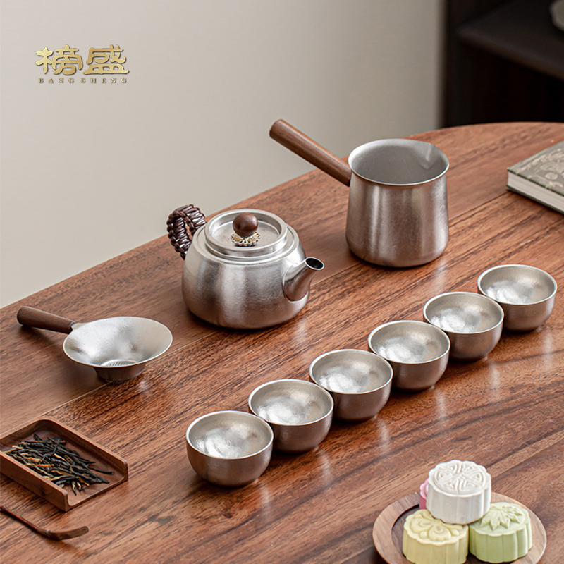 榜盛纯钛茶具茶具套装高档轻奢