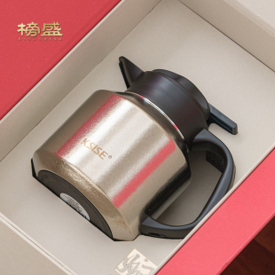 榜盛纯钛焖茶壶闷泡壶办公室大容量泡茶壶户外保温壶家用热水壶